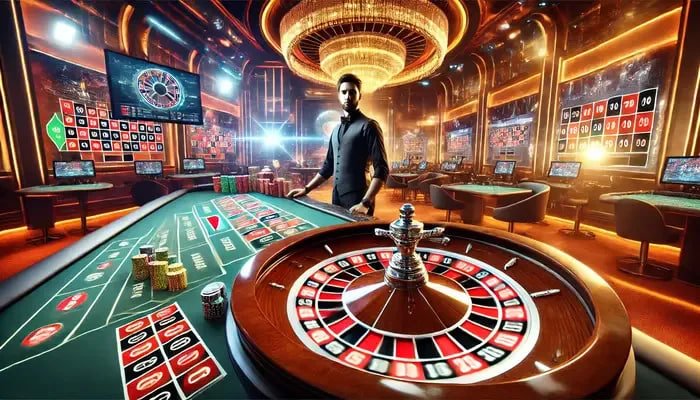 Suasana hiburan Texas Hold'em dewasa
